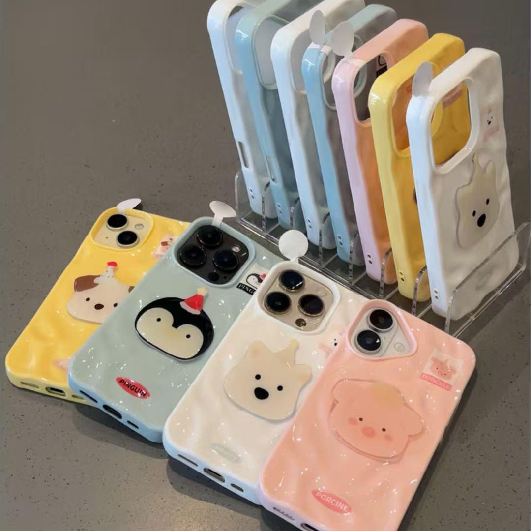 Random Color iPhone Case Surprise Box - 5 Pack of Random Style Covers for Your Apple Model 8