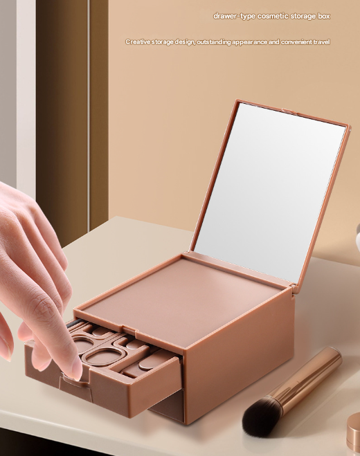 White Premium 13-in-1 Manicure & Grooming Kit - Professional Carbon Steel Pedicure Set with Dual-Drawer Case & Mirror 3