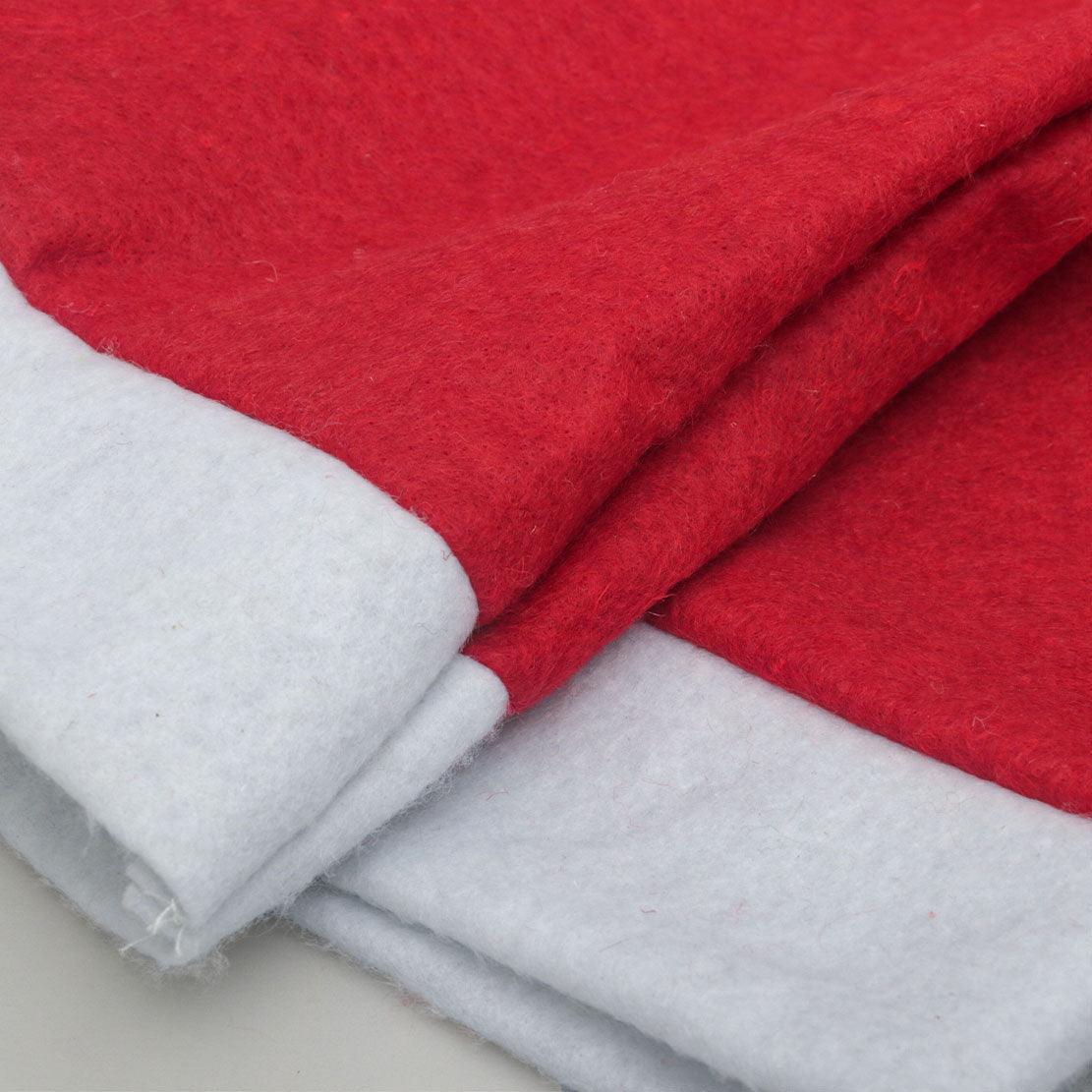 Red Festive Santa Hat Dining Chair Covers - Set of 8 for Holiday Party Decoration 6