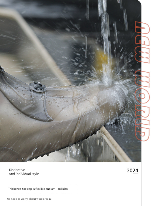 2 Pcs Size 2XL Dark Grey Reusable Waterproof Shoe Covers - Heavy Duty Non-Slip Rain Boot Protectors 8