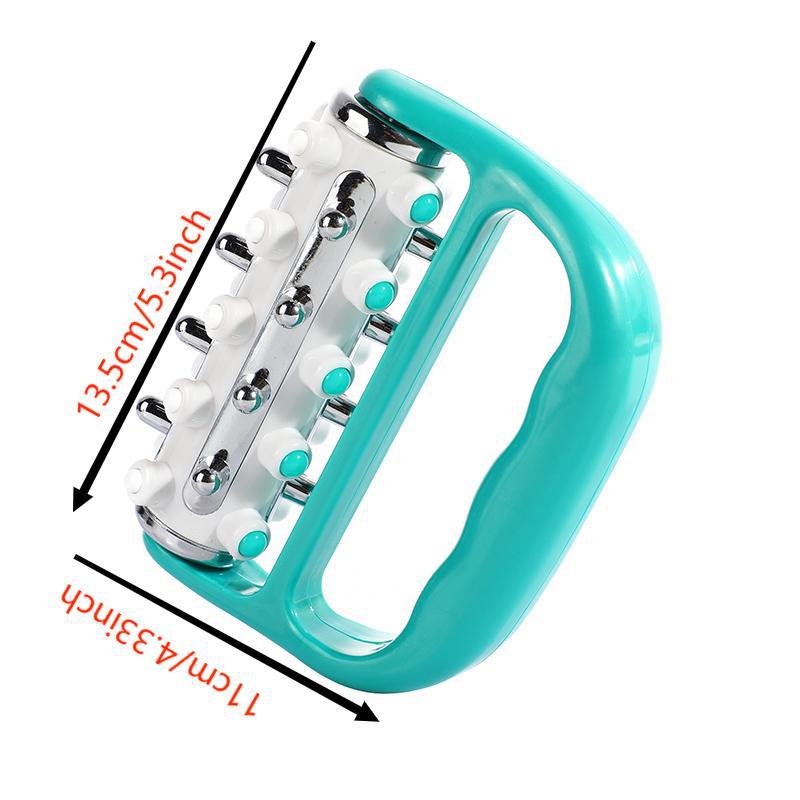 Blue Ergonomic Body Roller Massager - Handheld Deep Tissue Tool for Muscle Relief and Fascia Release 4