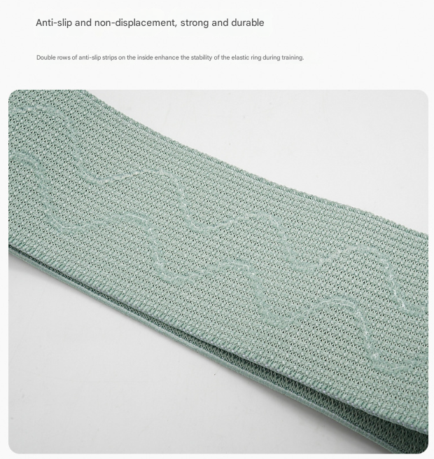 Colorful Fabric Resistance Bands for Legs and Glutes - Set of 4 Non-Slip Workout Loops 4