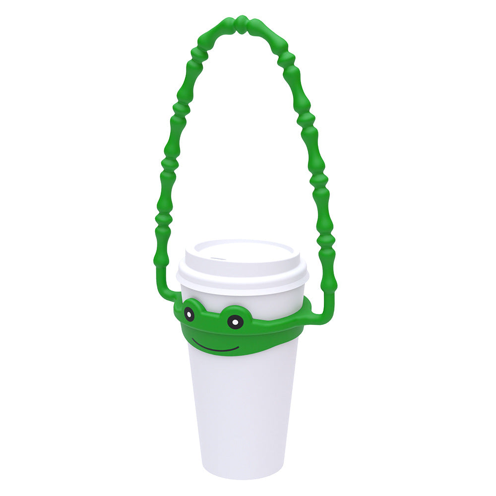 2 Pcs Grey Koala Adorable Animal Silicone Cup Carrier - Portable Reusable Handle for Water Cup(cup not included) 6