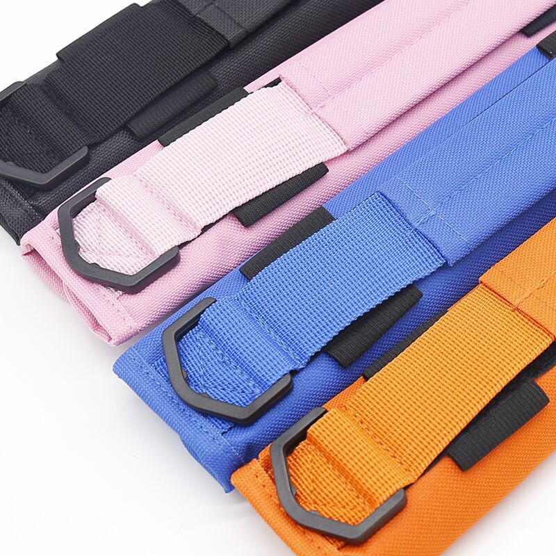 Black Compact Golf Club Carrier - Lightweight Sunday Practice Bag for Driving Range 9