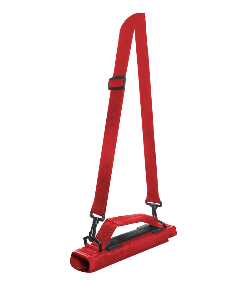 Red Compact Golf Club Carrier - Lightweight Sunday Practice Bag for Driving Range