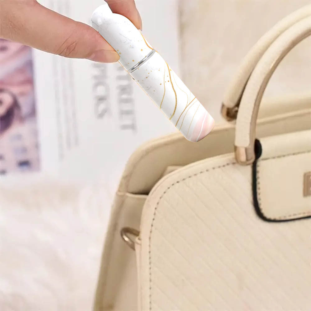 Purple Chic Marble Travel Perfume Atomizer Set (3-Pack) - 5ml Leakproof Bottom-Fill Spray Bottles 6