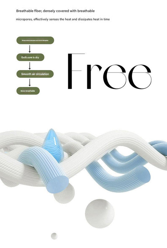 Lightweight Reversible Summer Quilt - Soft, Breathable & Machine Washable Comforter(150x200cm Full of Love) 5