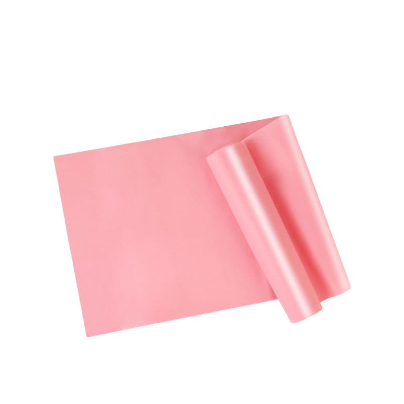 Pink Thickened 1.5m [45 lbs] Yoga & Fitness Resistance Stretch Bands (Set of 2) for Full-Body Workout & Flexibility Training