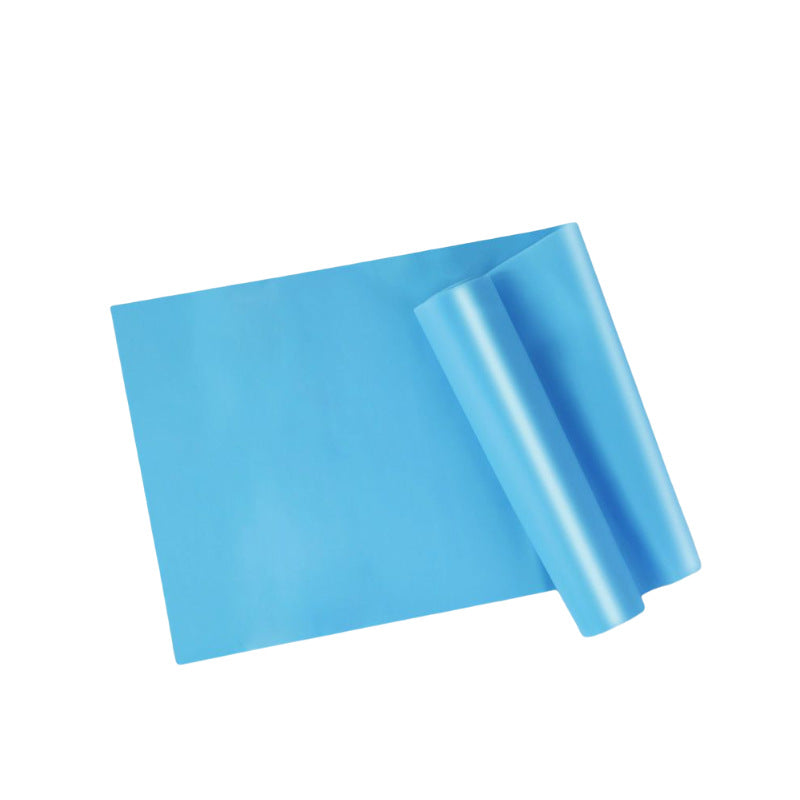 Blue Thickened 2m [60 lbs] Yoga & Fitness Resistance Stretch Bands (Set of 2) for Full-Body Workout & Flexibility Training