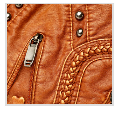 Yellow Women's Vintage Studded Hobo Bag - Soft Washed Leather Multi-Pocket Shoulder & Crossbody Purse 3