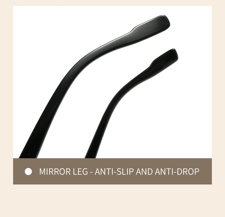 Black Retro Double Bridge Square Frame Polarized Sunglasses - Driving Sun Protection Eyewear 6