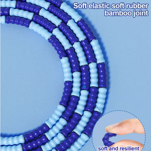 10 Pcs Purple Soft Beaded Jump Ropes, Tangle-Free Beaded Jump Rope - Adjustable Segmented Skipping Rope for Kids & Adults Fitness 3