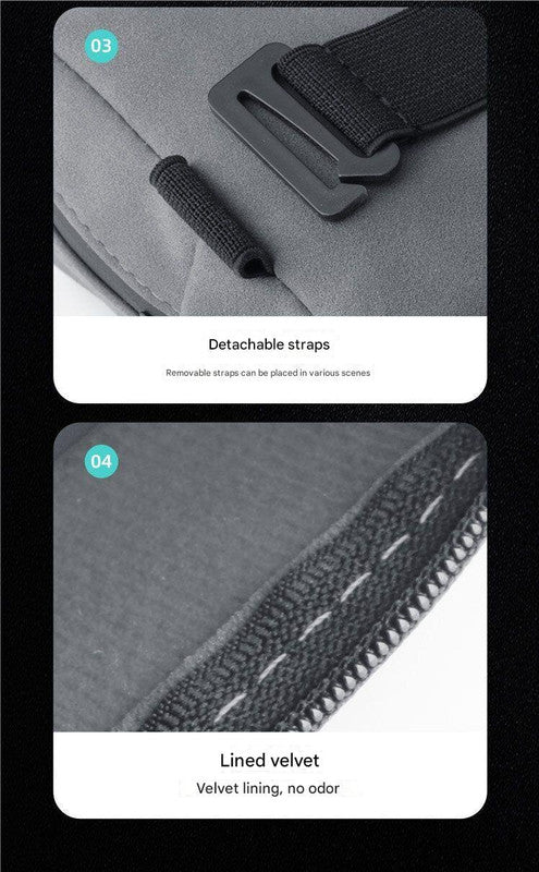 Grey 2-Pack  Luxury Faux Suede Car Tissue Box - Visor Clip & Strap for Armrest or Seat Back 5