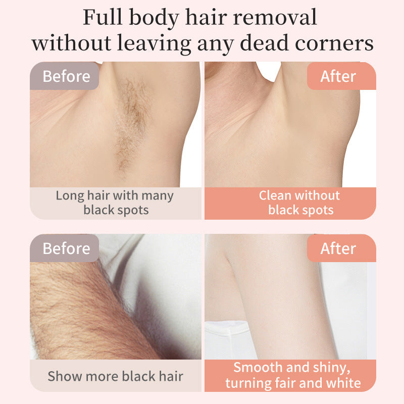 Pink Rechargeable 2-in-1 Electric Shaver for Women - Dual-Head Bikini Trimmer & Body Hair Remover 5