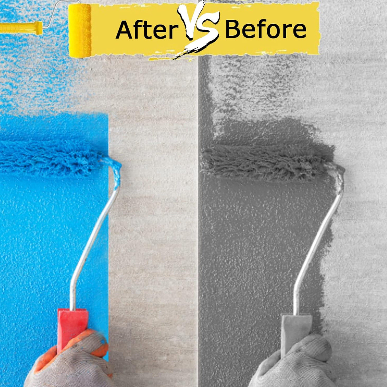 (10-Pack) Professional Blue Painter's Tape  - 14-Day Clean Removal, UV Resistant for Crisp Paint Lines 3