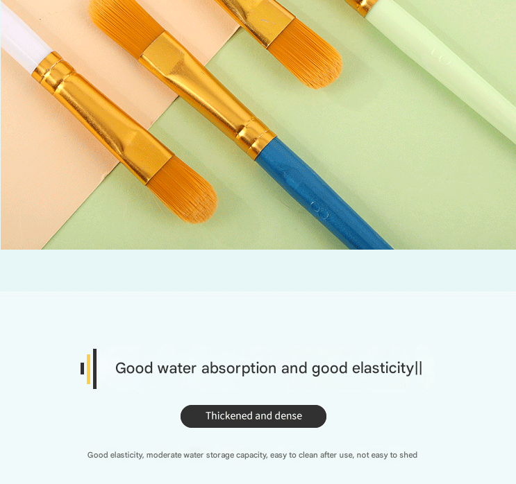 Pink Versatile 10-Piece Artist Paint Brush Set (10 Sets Included) - for Acrylic, Oil, Watercolor & Gouache Painting 3