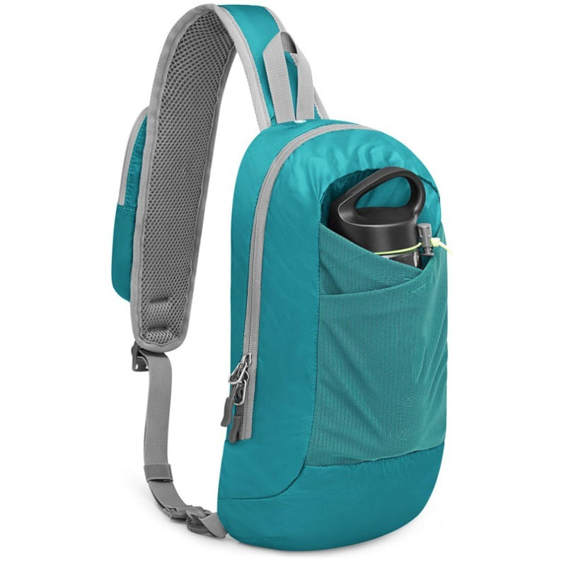 Green Lightweight Crossbody Sling Bag - Versatile Chest Daypack for Hiking, Travel & Daily Use