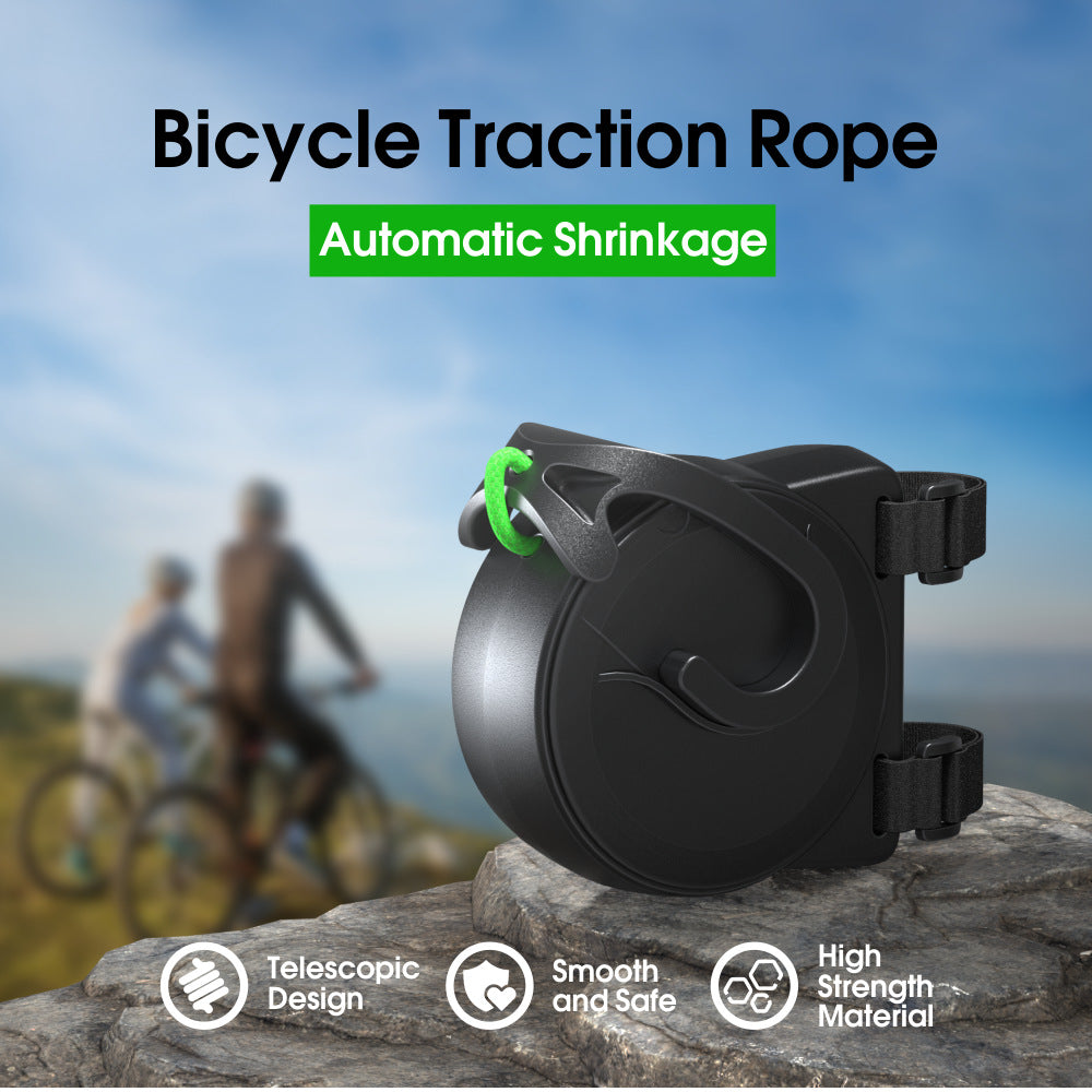 Retractable Bicycle Tow Rope for Kids - Parent-Child Bungee Towing System for Uphill Adventures 5