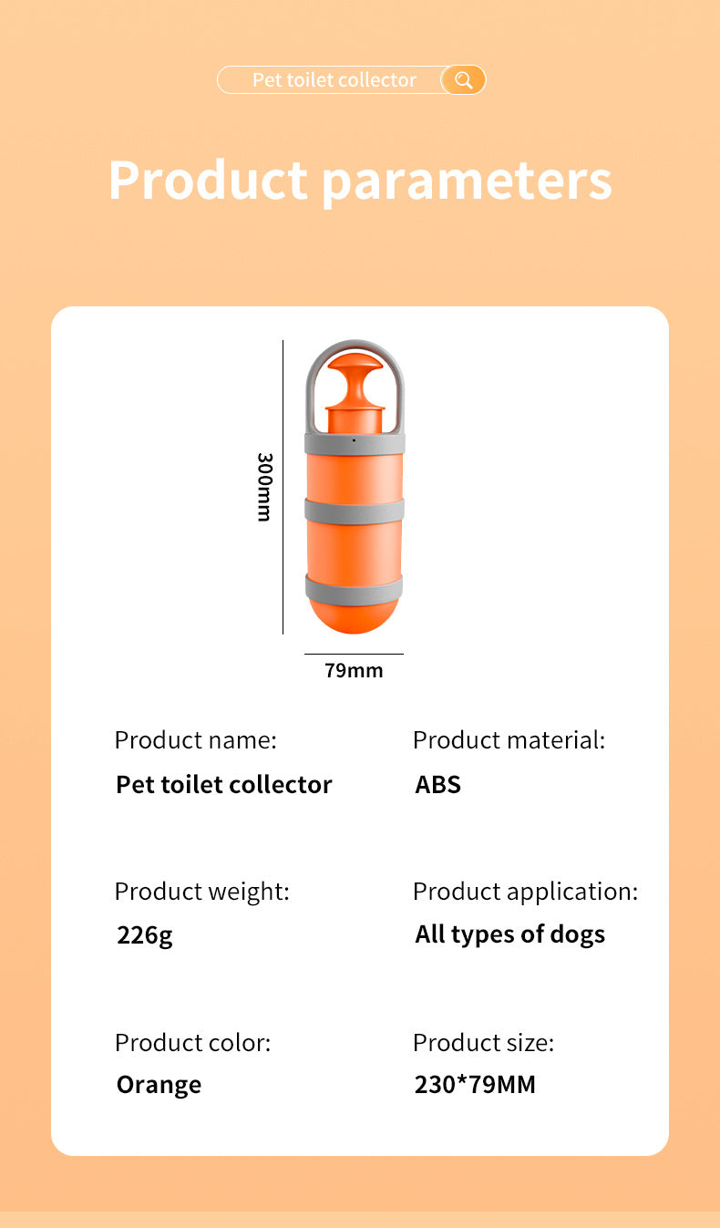 Portable Pet Waste Scooper - Compact & Hygienic Poop Picker for Dogs & Cats On-the-Go 6