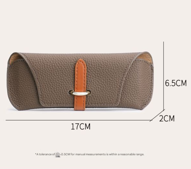 3 Pack Grey Chic Portable Glasses Case Set - Anti-Pressure Sunglass & Myopia Eyewear Protectors 4