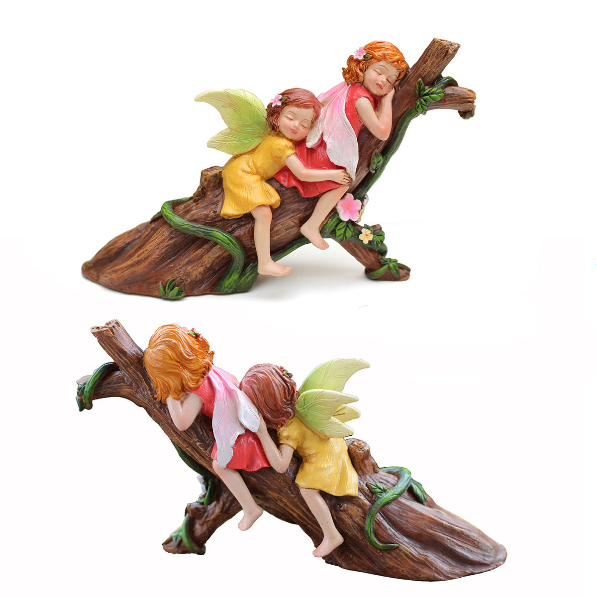 Garden Flower Fairy Resin Craft Ornament - Angel Decoration Micro Landscape 3