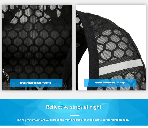 Orange 5L Breathable Hydration Vest Pack - Sweat-Wicking Running Bag, Cross-border Cycling Backpack, Marathon Trail Travel Nylon Hiking Pack 5