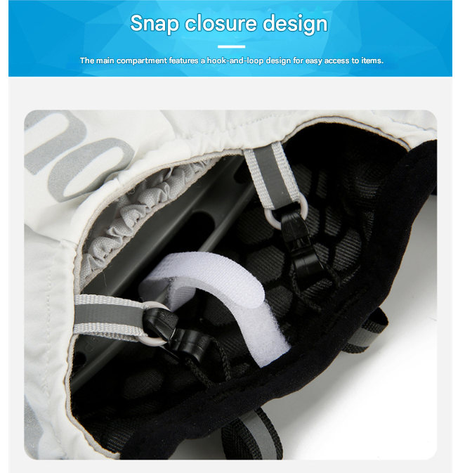 Black-white 5L Breathable Hydration Vest Pack - Sweat-Wicking Running Bag, Cross-border Cycling Backpack, Marathon Trail Travel Nylon Hiking Pack 3