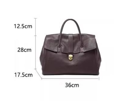 Sophisticated Ladies' Briefcase Tote Bag - High-End Business & Everyday Handbag (36x17.5x28 cm) 3