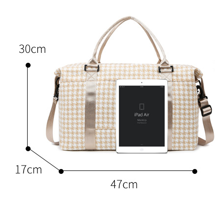 Green Expandable Large Capacity Travel Bag - Short Trip Duffle with Trolley Sleeve, Maternity & Gym Storage (47x17x30 cm) 3