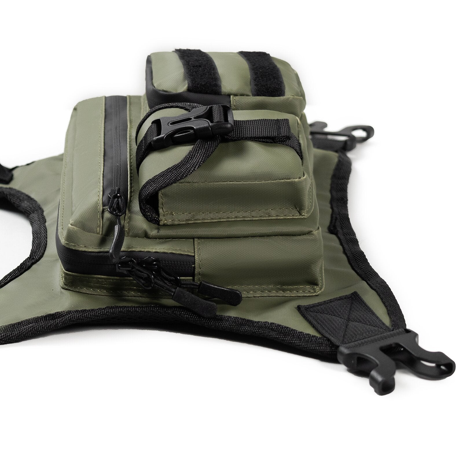 Green Outdoor Tactical Chest Bag - CS Running Hydration Sports Chest Pack for Men (0.572kg, 30x30x6 cm) 3