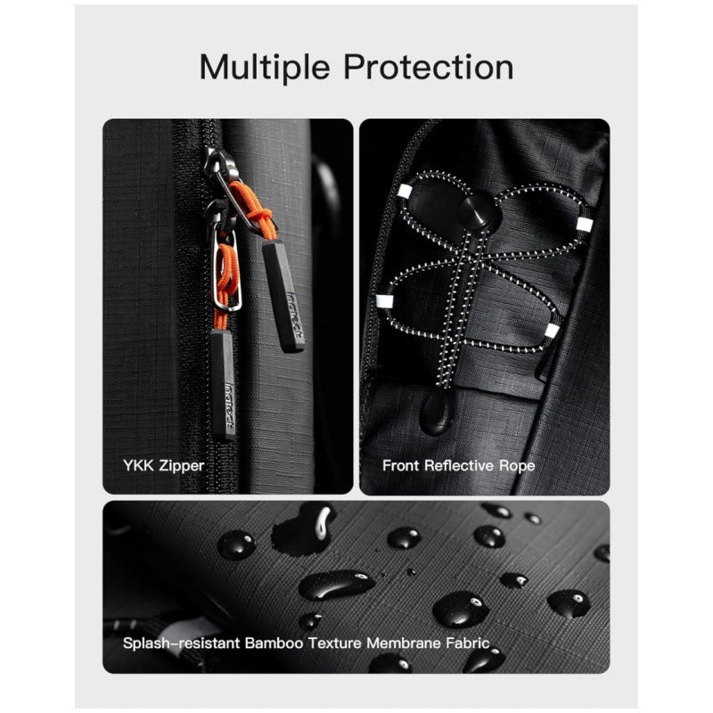 Black Modern Urban Sling Bag Crossbody Chest Pack with Quick Adjustable Strap Compact Daypack for Travel and Daily Commute 5