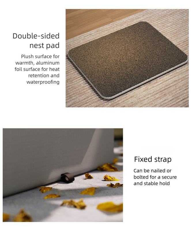 Medium Elevated Indoor/Outdoor Pet Shelter(grey): Waterproof, Insulated for All-Season Warmth 4