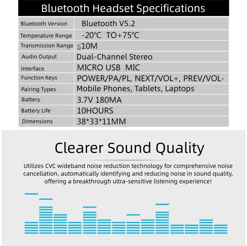 Blue Sports Headband with Removable Bluetooth Speakers 5