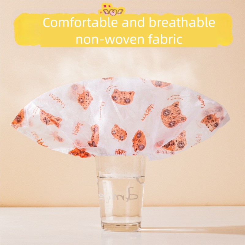 50 Pieces Thickened Non-Woven Disposable Shoe Covers (Blue Rabbit) – Universal Fit (EU Size 34-45) for Guests & Floor Protection 3