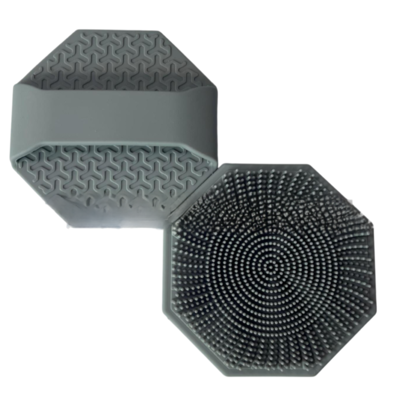 4-Pack Silicone Face Scrubber & Gentle Exfoliator – Antimicrobial Facial Cleansing, Multi-Color Brush Set