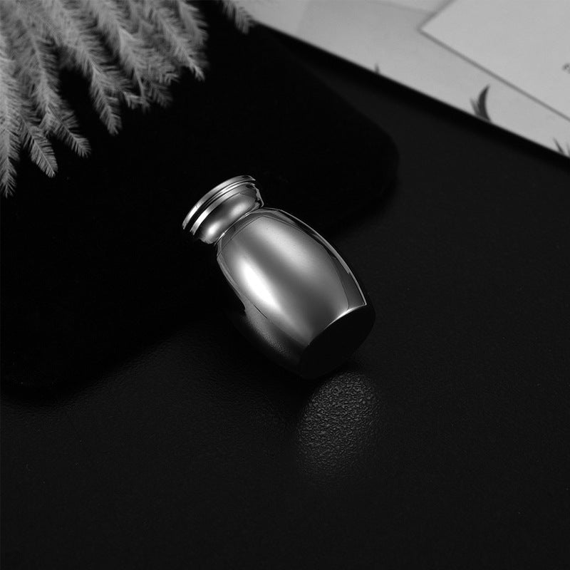 6-Pack 25x16mm Heart Pattern Mini Keepsake Urn – Steel Ashes Memento for Beloved Pets 4