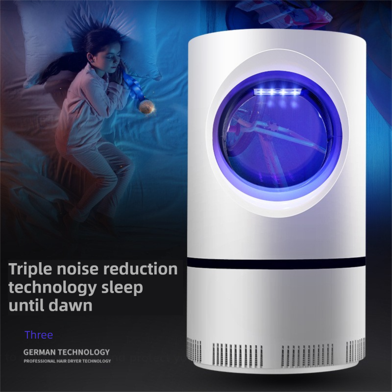 2-Pack Silent UV LED Mosquito Killer Lamp - Indoor Physical Insect Trap & Fly Catcher with USB Power for Home 3