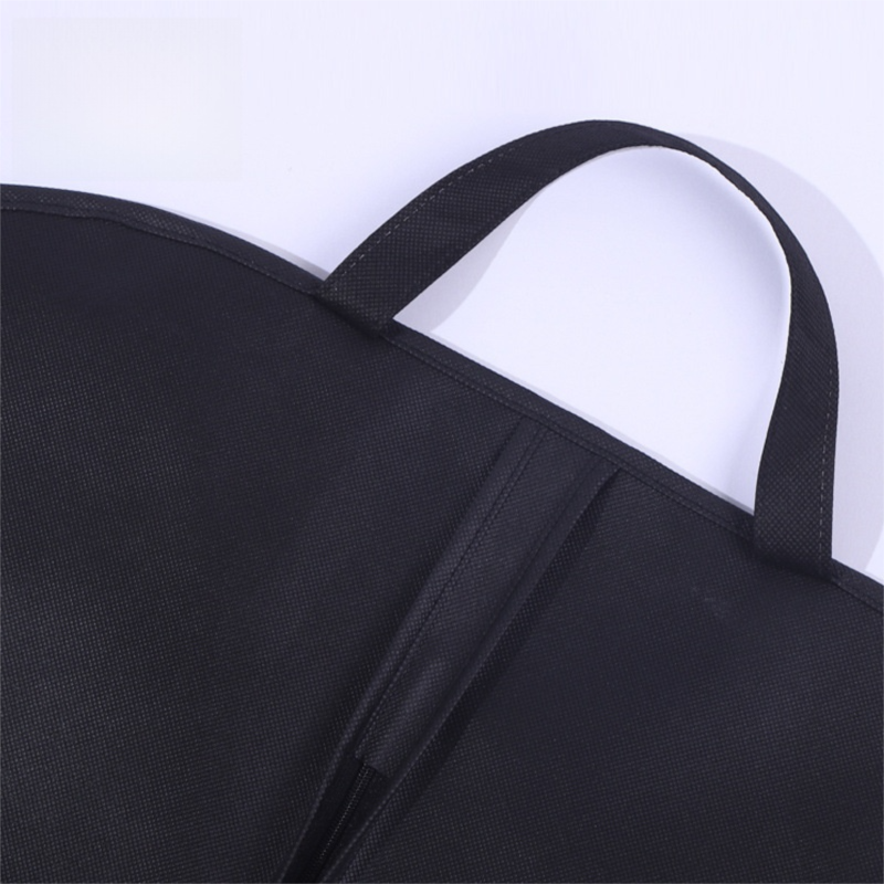 2-Pack Travel Long Dress Garment Carrier Bag Suit Bags(60×120CM) -  Non-Woven Dust Cover, Foldable Hanging Clothes Storage Bag with Reinforced Handle 3