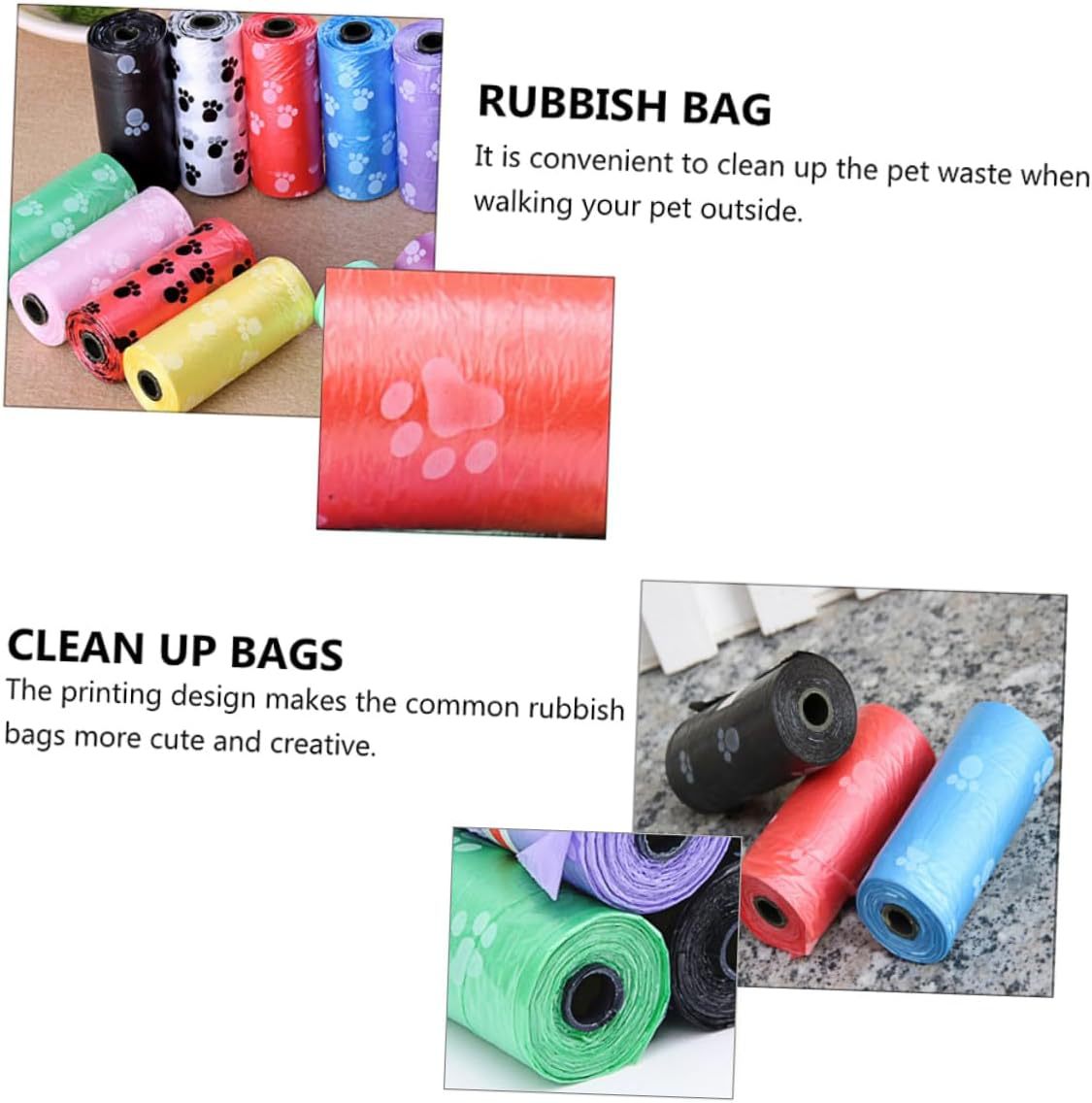 300-Count Biodegradable Dog Poop Bags with Bone Dispenser - Bulk Pack & Extra Thick, Leak-Proof Pet Supplies 3