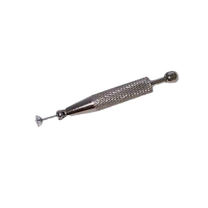 Stainless Steel Earring Wearer Helper - 4-Prong Grabber Tool , Ear Stud Threaded Ball Fixed Aid (6CM) 4