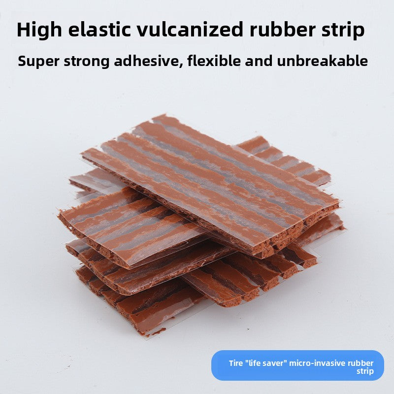 A 33-piece set Blue Heavy-Duty Tubeless Tyre Repair Kit - Emergency Puncture Plug Set for Cars, Motorcycles & ATVs 3