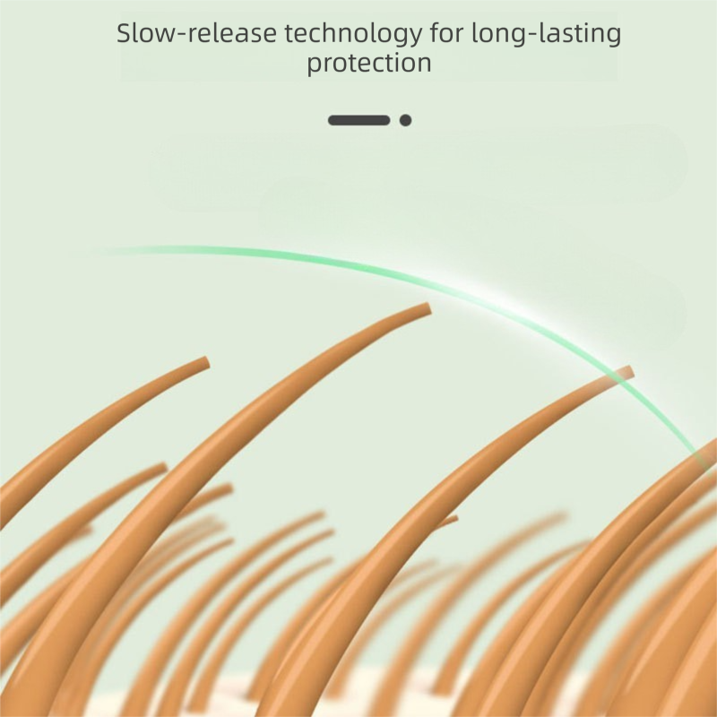 2-Pcs Green Pet Insect Repellent Collar with Plant-Based Essential Oils – Adjustable, Water-Washable & Safe for Dogs and Cats(36cm) 3