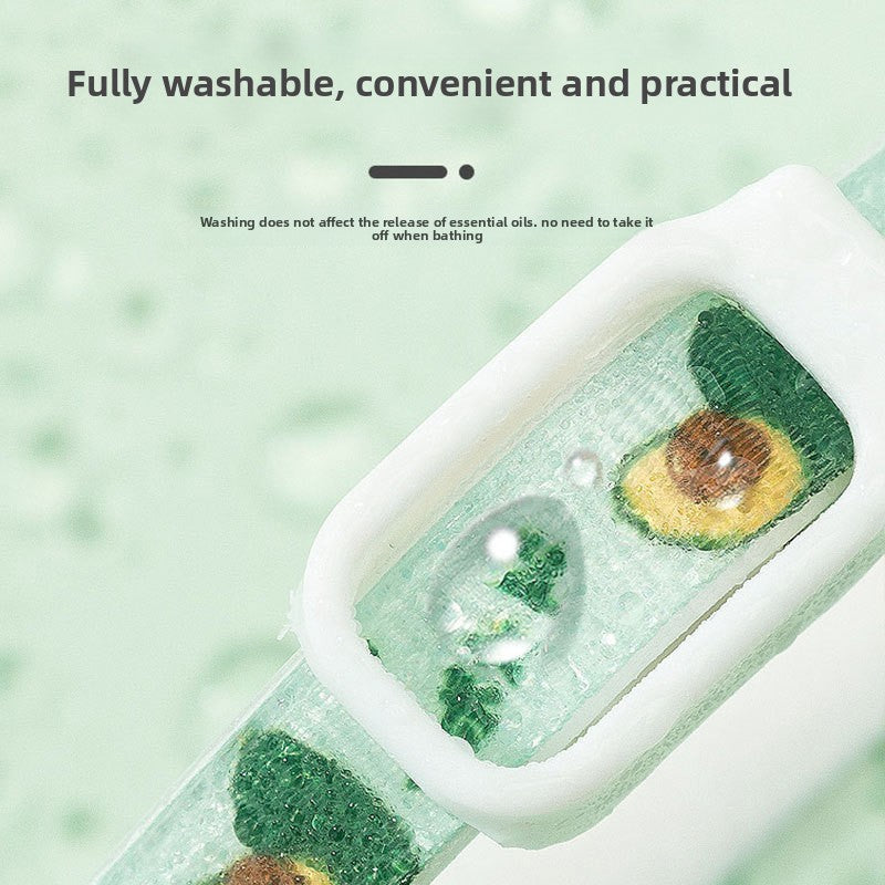 2-Pcs Green Pet Insect Repellent Collar with Plant-Based Essential Oils – Adjustable, Water-Washable & Safe for Dogs and Cats(36cm) 4