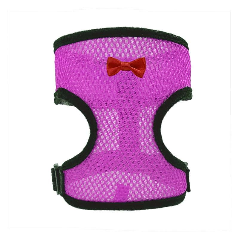 2-Pcs Pink Adjustable Pet Harness with Leash – Breathable Mesh Design for Small Dogs, Cats, Chickens, Ducks & More | Anti-Escape, 360° Support, Lightweight & Comfortable in Australia(Size:XL)