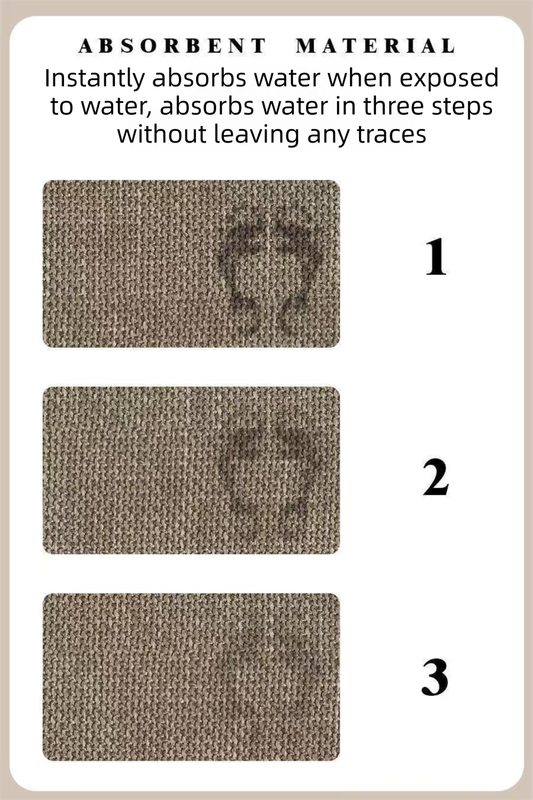 Gray Super Absorbent Diatomite Quick Dry Bath Mat 50x80cm - Non-Slip Rubber Backing for Australian Bathroom & Entryway 4