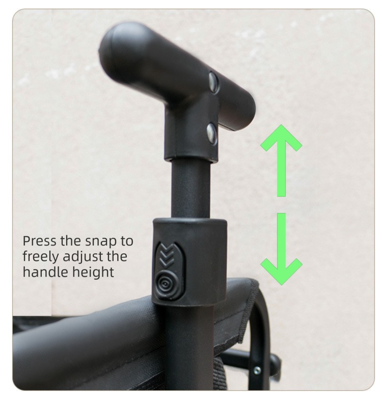 Mini Foldable Outdoor Camping & Utility Wagon with 5-Inch Wheels 3