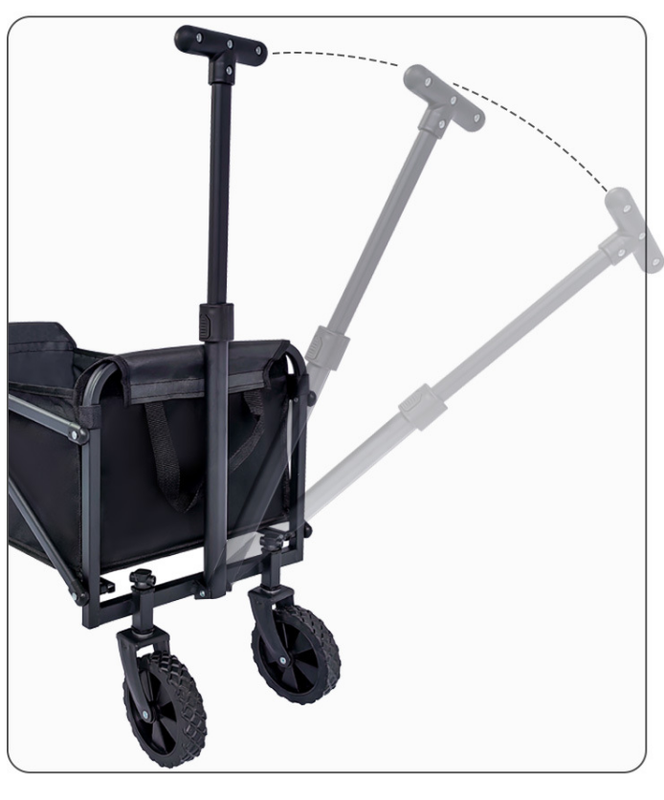 Mini Foldable Outdoor Camping & Utility Wagon with 5-Inch Wheels 7