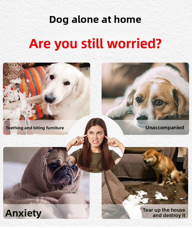 2 Pack Interactive Dog Giggle Ball Set 14cm - Green Wobble Sound Toy & White Glow in the Dark Luminous Ball - No Batteries Required for Medium to Large Dogs 11