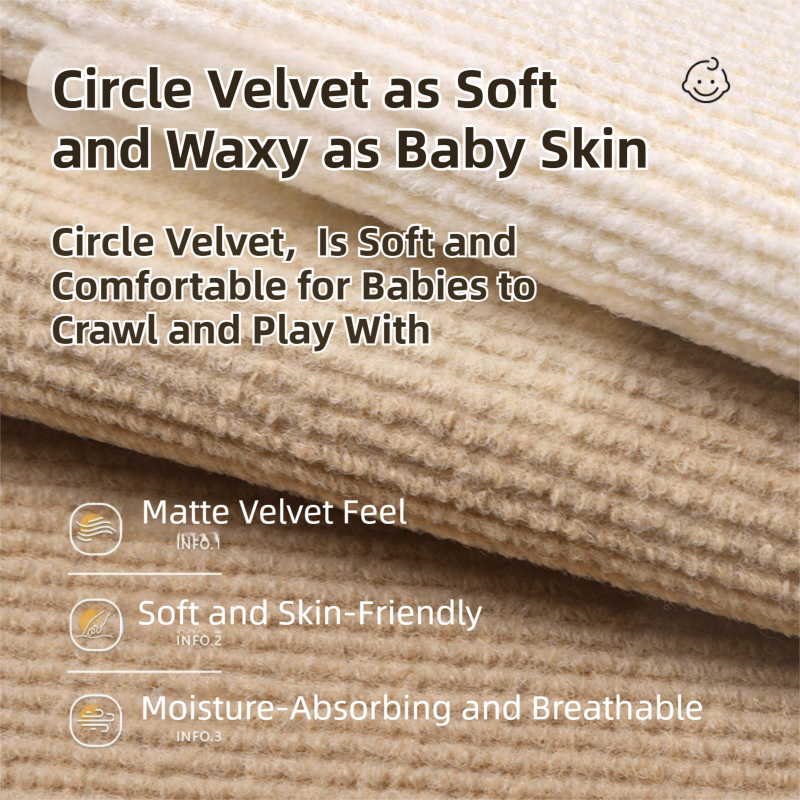 8 x Khaki & 8 x Off-White Durable & Soft Self-Adhesive Carpet Tiles(30x30cm) - Interlocking Non-Slip Square Floor Mat for Bedroom, Office & Living Room 4