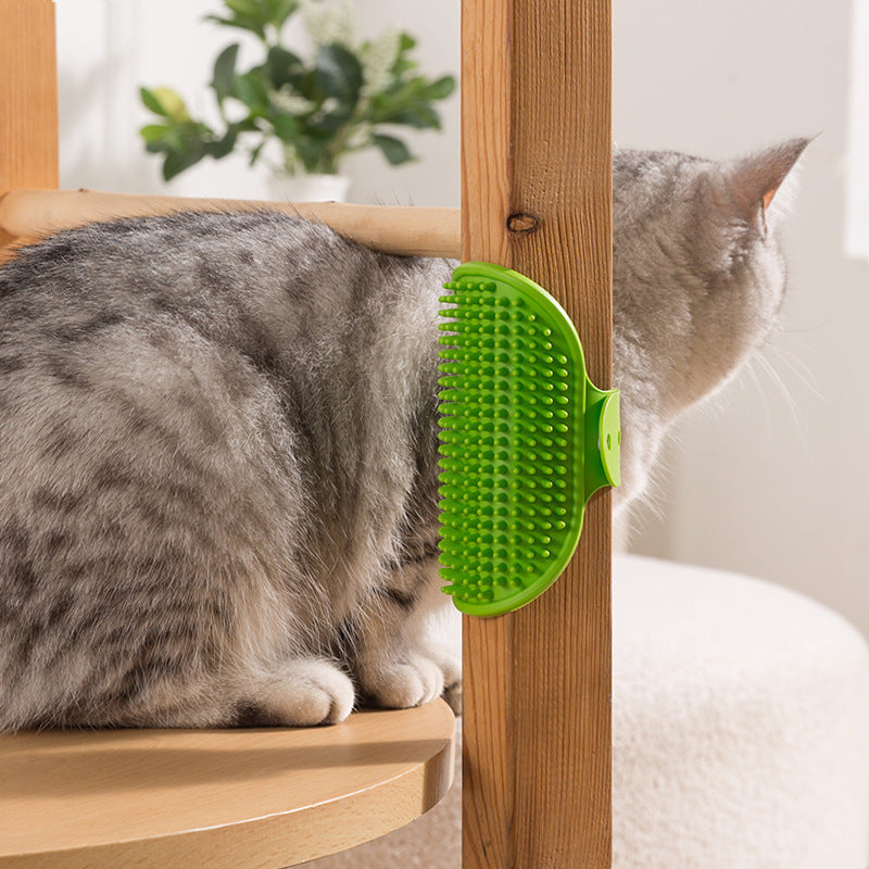 3-Pack Black Multi-Functional Adjustable Silicone TPR Pet Grooming Massage Brush - for De-Shedding, and Furniture Scratching 5